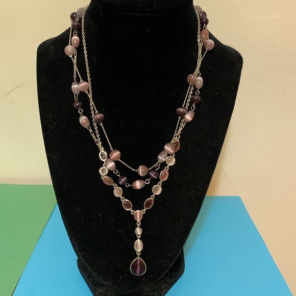 Gorgeous necklace triple strands 17 1/2”* - Picture 3 of 6